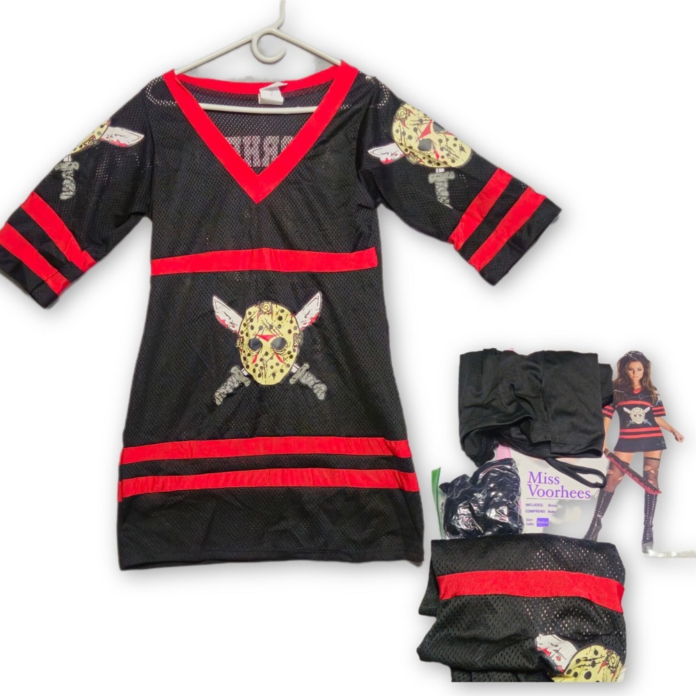 Friday the 13th Miss Voorhees Costume Womens M 6-10 Jason Horror Halloween